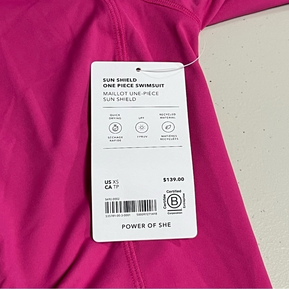 ๐ ATHLETA Sun Shield One Piece Rashguard - Picture 7 of 12